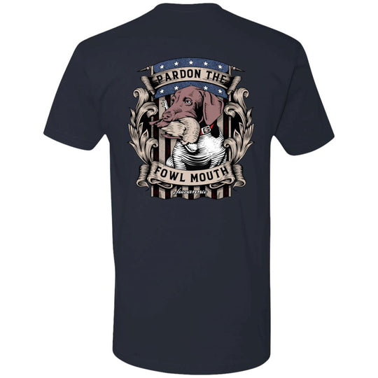 Pardon The Fowl Mouth™ Quail :: Mens SS Tshirt :: Fowl Language™